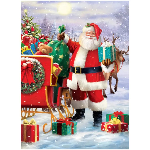 Santa's Sled 1000 Piece Jigsaw Puzzle Eurographics - for just $21.99! 