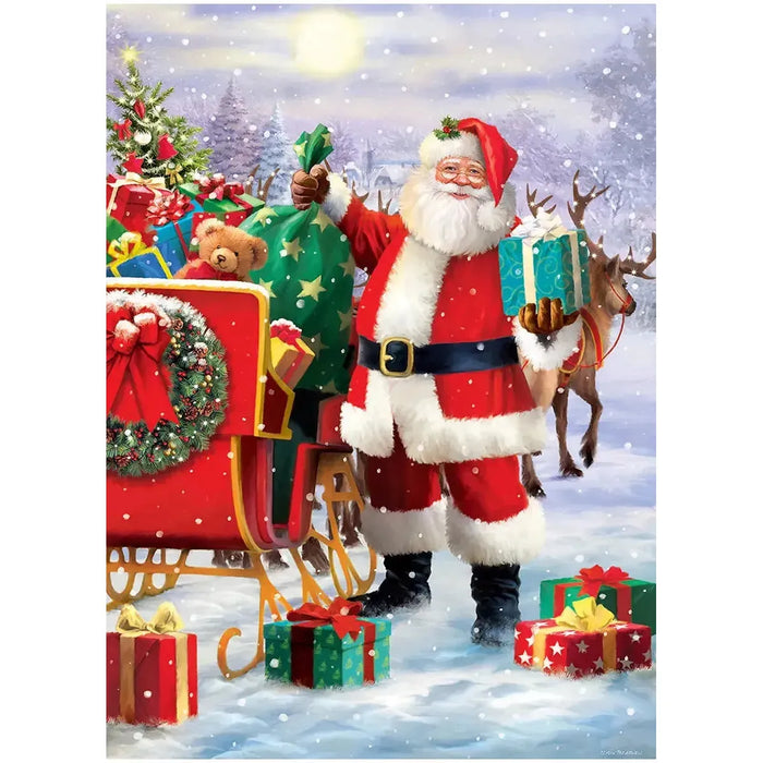 Santa's Sled 1000 Piece Jigsaw Puzzle Eurographics - for just $21.99! 