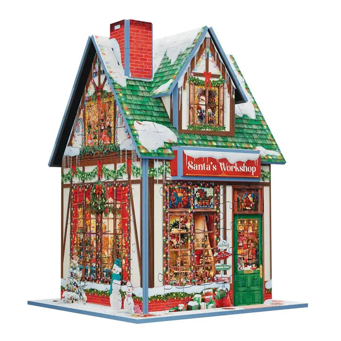 Santa's Workshop 323 Piece 3D Jigsaw Puzzle Eurographics - for just $24.99! 