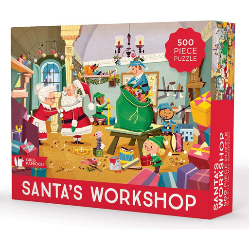 Santa's Workshop 500 Piece Jigsaw Puzzle Gibbs Smith - for just $17.99! 