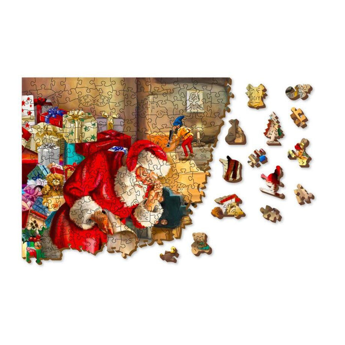 Santa’s Workshop 750 Piece Wood Jigsaw Puzzle Wooden City - for just $49.99! 