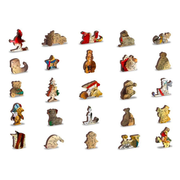 Santa’s Workshop 750 Piece Wood Jigsaw Puzzle Wooden City - for just $49.99! 