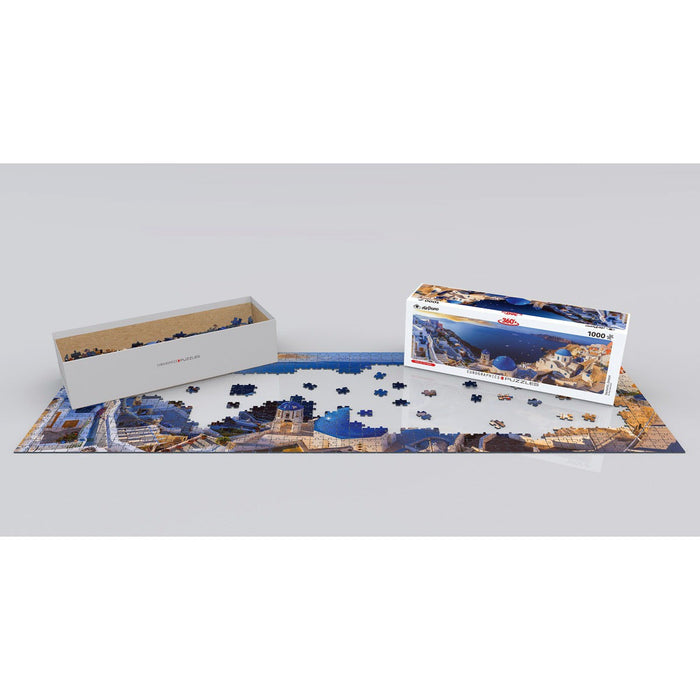 Santorini, Greece 1000 Piece Panoramic Jigsaw Puzzle Eurographics - for just $19.99! 