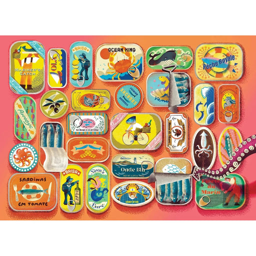 Sardines & Friends 500 Piece Jigsaw Puzzle Cobble Hill - for just $18.99! 
