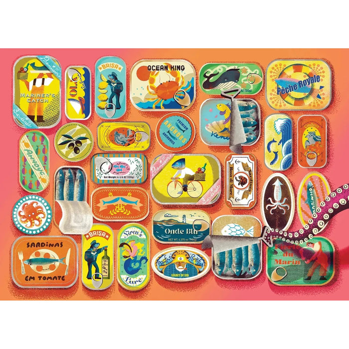 Sardines & Friends 500 Piece Jigsaw Puzzle Cobble Hill - for just $17.99! 