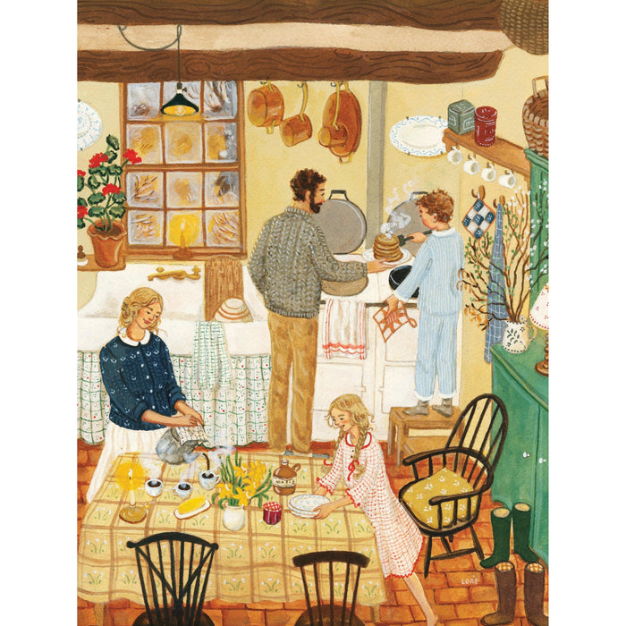 Saturday Pancakes by Loré Pemberton 300 Piece Jigsaw Puzzle NYPC - for just $26.99! 