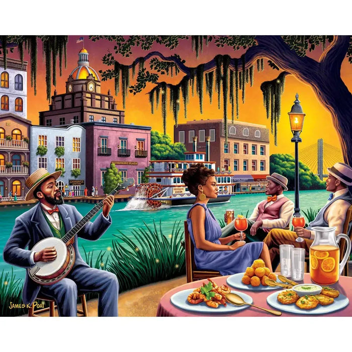 Savannah Georgia 210 Piece Jigsaw Puzzle Boardwalk - for just $11.99! 