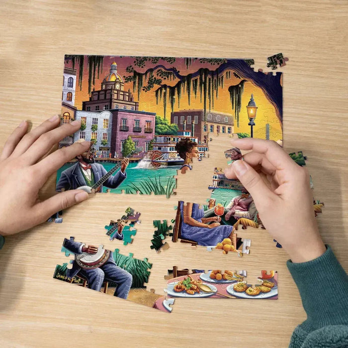 Savannah Georgia 210 Piece Jigsaw Puzzle Boardwalk - for just $11.99! 