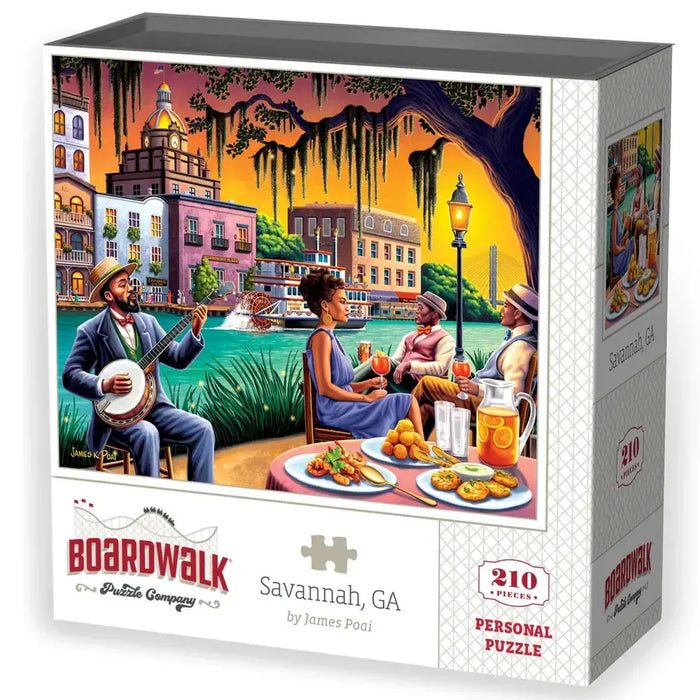 Savannah Georgia 210 Piece Jigsaw Puzzle Boardwalk - for just $11.99! 