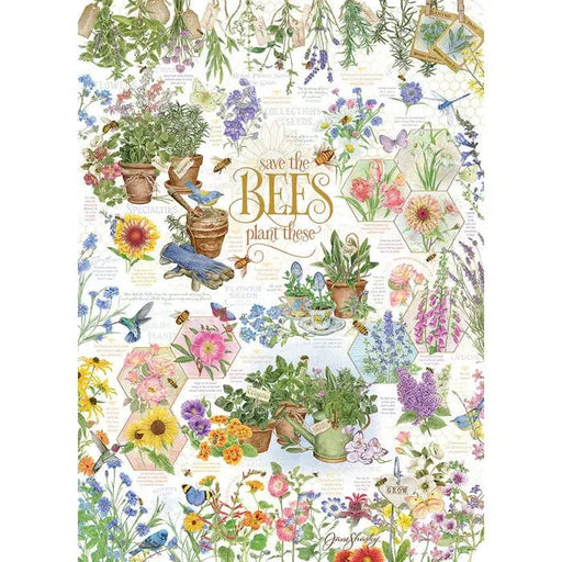Save the Bees 1000 Piece Jigsaw Puzzle Cobble Hill - for just $19.99! 
