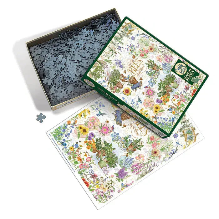 Save the Bees 1000 Piece Jigsaw Puzzle Cobble Hill - for just $19.99! 