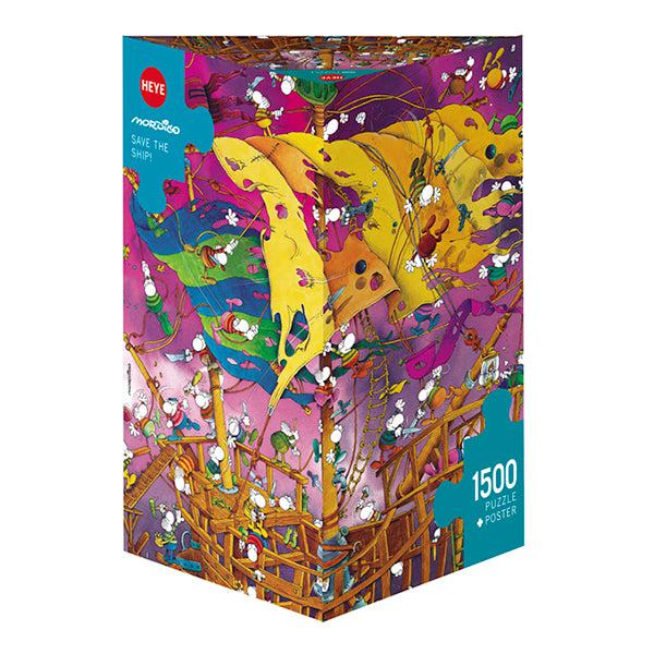 Save the Ship! 1500 Piece Jigsaw Puzzle Heye - for just $39.99! 