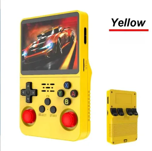 EW Green R36S Retro Handheld Game Console with Linux System and 3.5 Inch IPS Screen - for just $70.42! 