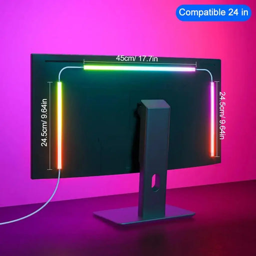 USB RGBIC LED Strip Lights for PC Monitor, App Controlled Gaming Backlight with Music Sync, 24 to 34 Inch Computer Screen LED Lighting for Gaming Room Decor - for just $19.98! 