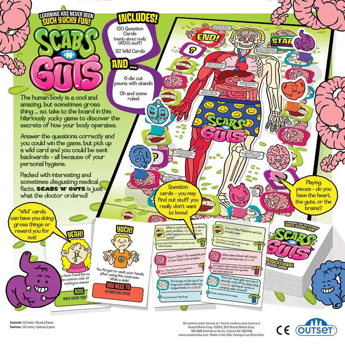 Scabs 'N' Guts - The Meducational Board Game - Outset - for just $19.99! 