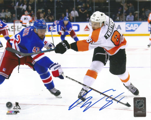 Carsen Twarynski Philadelphia Flyers in Action Autographed NHL Hockey Photo - for just $9! 
