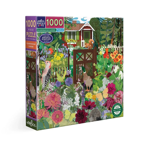 Scandinavian Garden 1000 Piece Jigsaw Puzzle eeBoo - for just $26.99! 