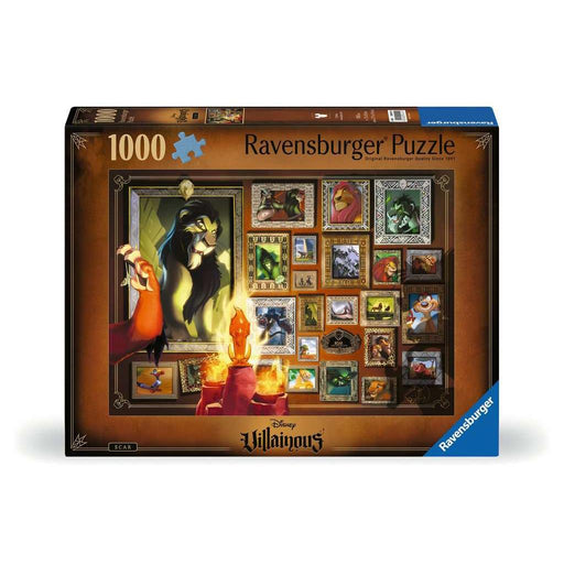 Scar "Disney Villainous" 1000 Piece Jigsaw Puzzle Ravensburger - for just $29.99! 