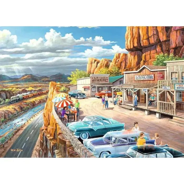 Scenic Overlook 500 Large Piece Jigsaw Puzzle Ravensburger - for just $24.99! 