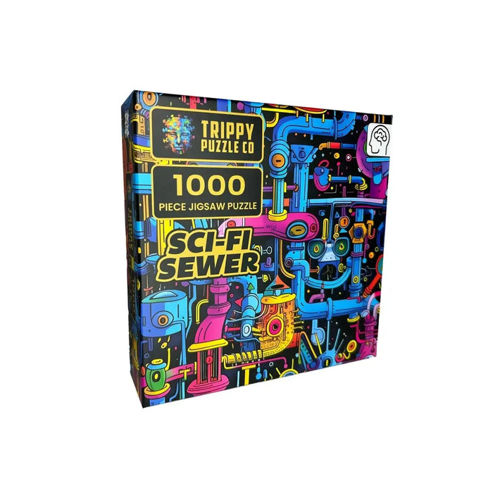 Sci-Fi Sewer 1000 Piece Jigsaw Puzzle Trippy - for just $19.99! 