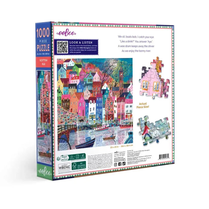 Scottish Isle 1000 Piece Jigsaw Puzzle eeBoo - for just $26.99! 