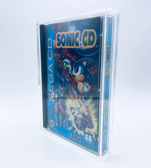 Acrylic Hard Case for PS1, SEGA CD, SEGA SATURN Long Video Game Box (4mm thick, UV & Slide Bottom) - for just $24.99! 