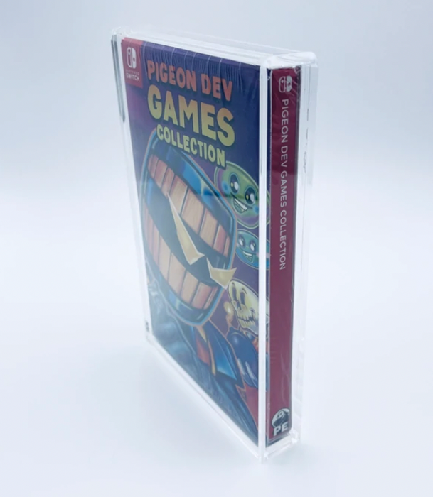 Acrylic Hard Case for NINTENDO SWITCH Video Game Box (4mm thick, UV & Slide Bottom) - for just $24.99! 