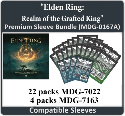 "Elden Ring: Realm of the Grafted King" Compatible Card Sleeve Bundle - for just $34.25! 