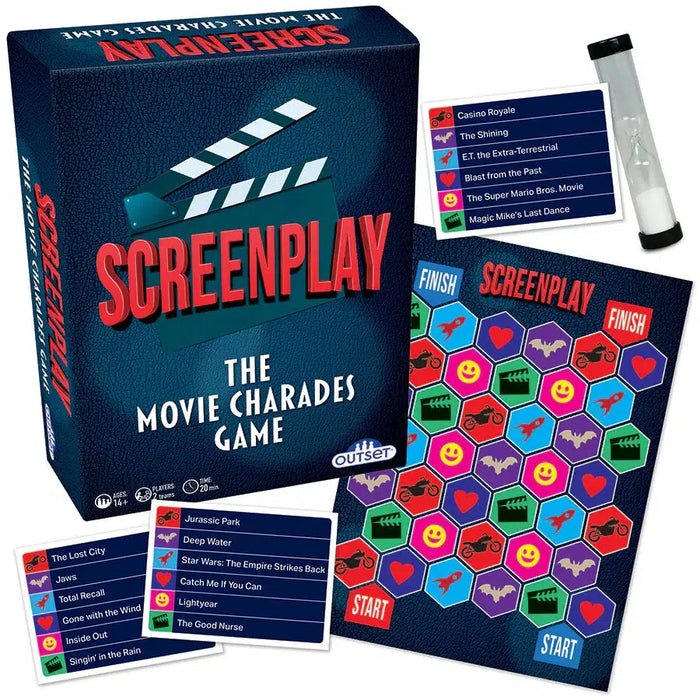 Screenplay The Movie Charades Card Game Outset - for just $17.99! 