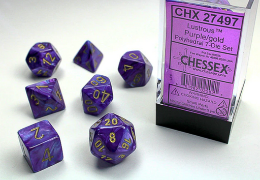 Chessex: Polyhedral Lustrous Dice sets - for just $11.98! 