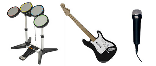 Rock Band Set plus 6-Game Mega Bundle (Wii) - for just $199.99! 