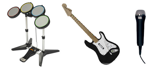 Rock Band Set plus 6-Game Mega Bundle (Wii) - for just $199.99! 