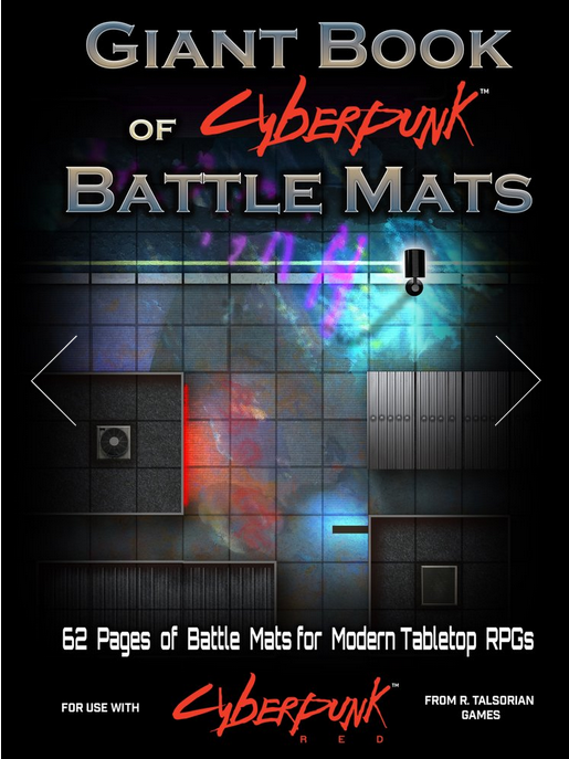 Giant Book of CyberPunk Battle Mats - for just $42.99! 