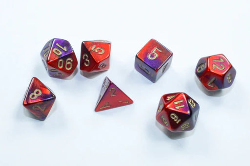 Chessex: Mini Polyhedral Dice set - Gemini - for just $5.98! 