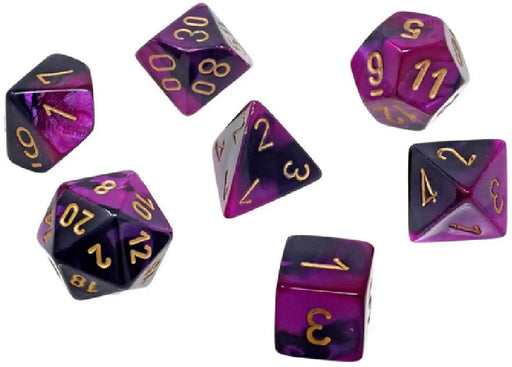 Chessex: Mini Polyhedral Dice set - Gemini - for just $5.98! 