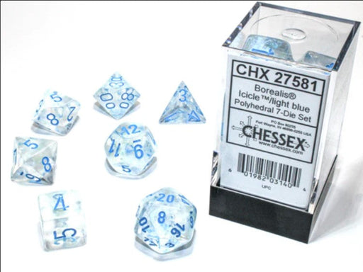 Chessex: Polyhedral Borealis Dice sets - for just $11.98! 