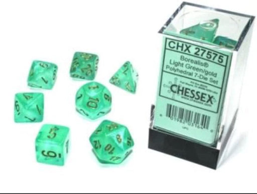 Chessex: Polyhedral Borealis Dice sets - for just $11.98! 