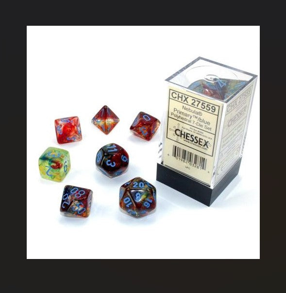 Chessex: Polyhedral Nebula Dice sets - for just $11.98! 