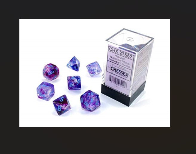 Chessex: Polyhedral Nebula Dice sets - for just $11.98! 