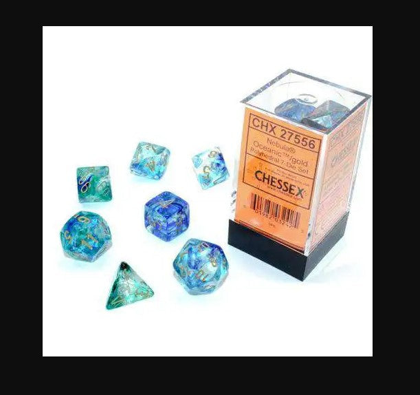 Chessex: Polyhedral Nebula Dice sets - for just $11.98! 