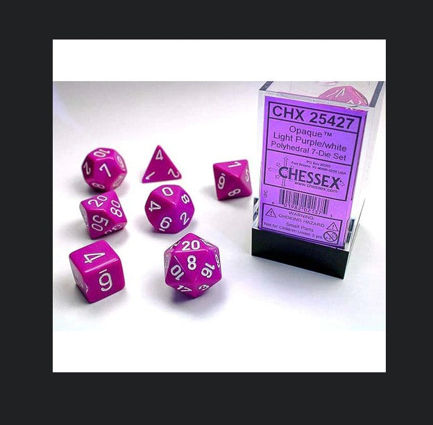 Chessex: Opaque Polyhedral Dice Set - for just $4.98! 