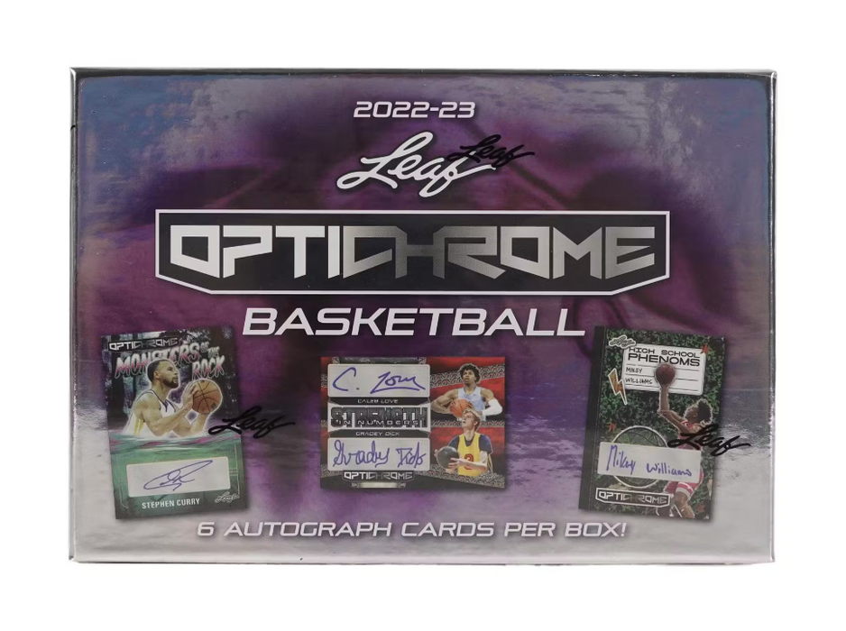 2022 / 2023 Leaf Optichrome Basketball Hobby Box - for just $160! 