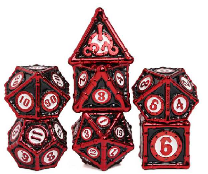 Metal Bamboo Themed 7 Piece Dice Set - for just $39.99! 