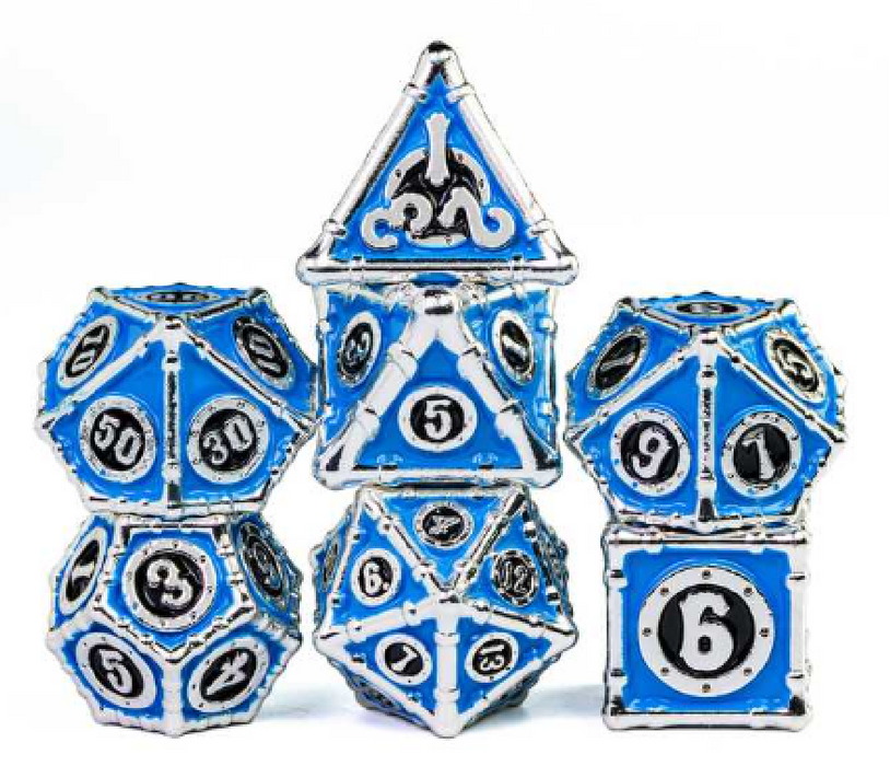 Metal Bamboo Themed 7 Piece Dice Set - for just $39.99! 