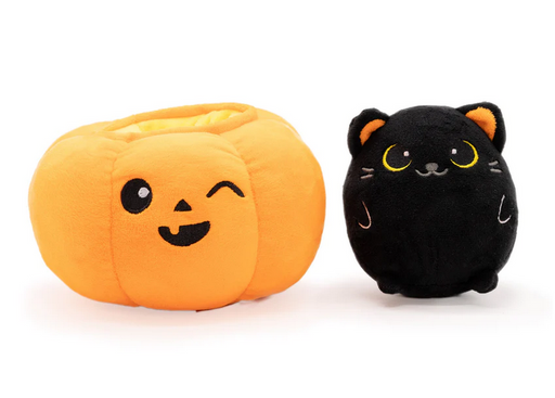 Peek-A-Boo Plush - Cat in Pumpkin - for just $24! 