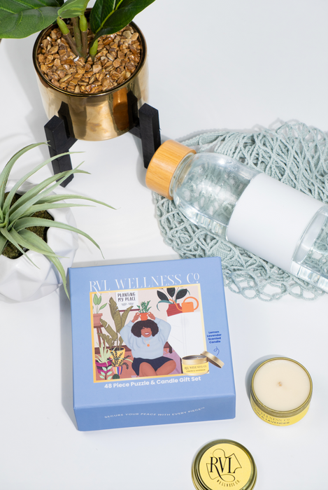 Planting Peace | 48 Piece Puzzle & Candle Gift Set - for just $28! 