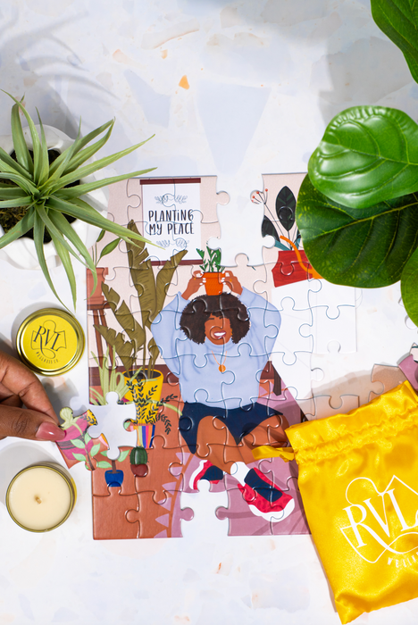 Planting Peace | 48 Piece Puzzle & Candle Gift Set - for just $28! 