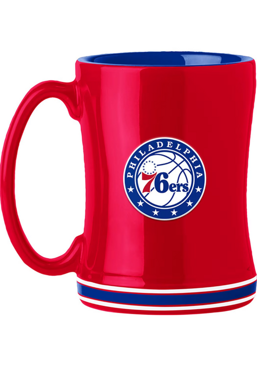 Philadelphia 76ers Logo Relief Coffee Mug - for just $19.99! 