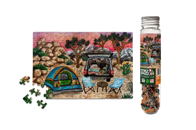 Artists - Kendra VanDruff Camping Joshua National Park Micro Puzzle - for just $9.99! 