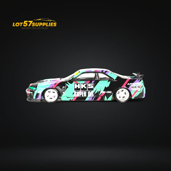 Mini GT x Kaido House Nissan Skyline GT-R R33 HKS Livery V1 1:64 KHMG129 - for just $26.99! 